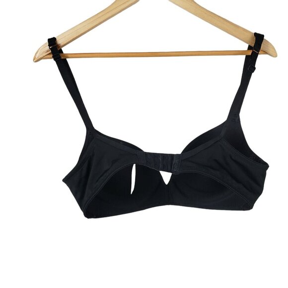 Cacique‎ Bra Simply Wire Free Plunge Women's Size 34C Black - Picture 3 of 9